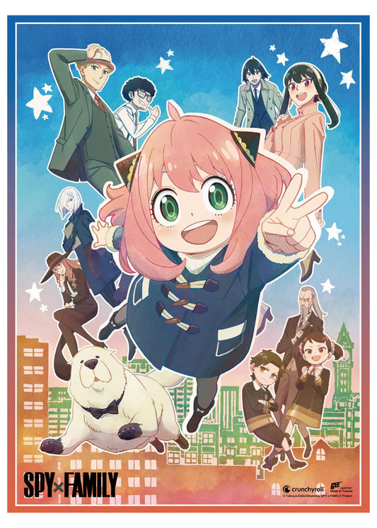 Spy X Family - Group #2 Key Art Wall Scroll 31"W x 43"H