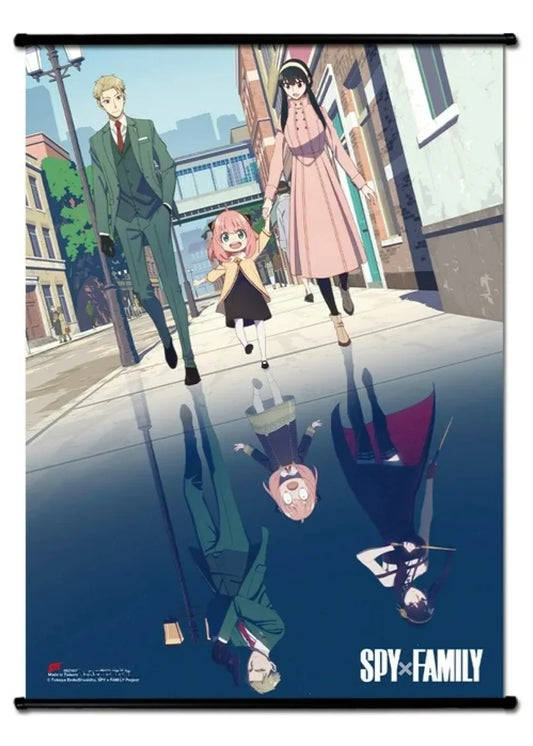 Spy X Family - Group Day and Night Wall Scroll